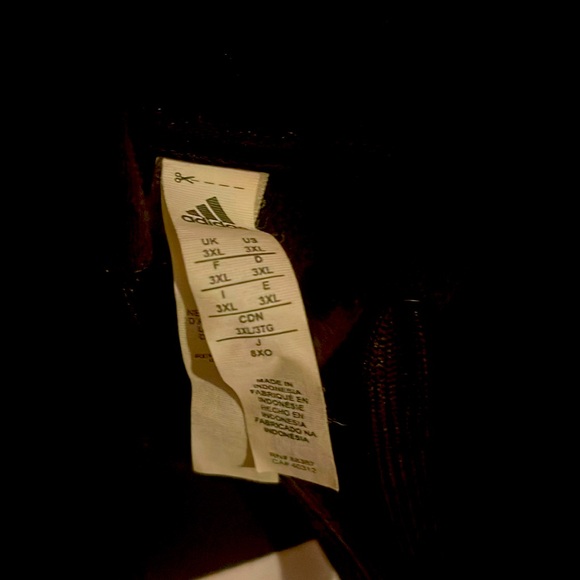 Adidas Black and White hoodie 3XL - Picture 2 of 2